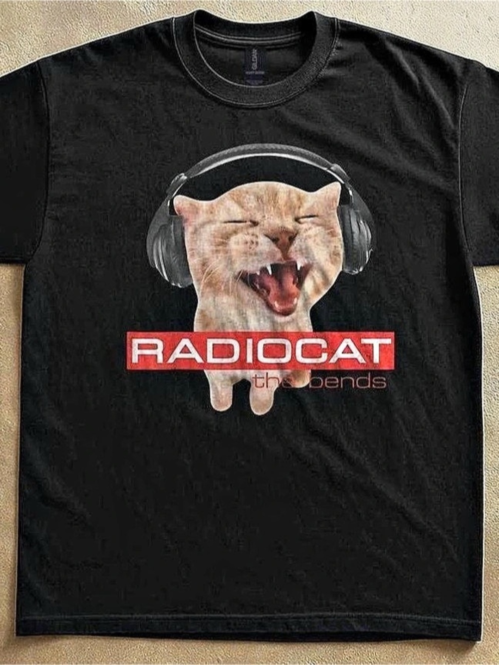 Radiocat The Bends Graphic T-Shirt Black